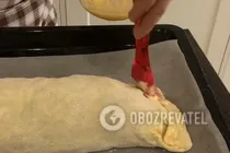 Яблочный штрудель - Шаг 9 Яблочный штрудель - Шаг 9