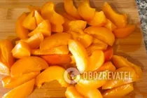Шарлотка с персиками - Шаг 1 Шарлотка с персиками - Шаг 1