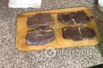 Бастурма з конини - Крок 3 Бастурма з конини - Крок 3