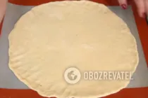 Тонкое тесто для пиццы - Шаг 7 Тонкое тесто для пиццы - Шаг 7