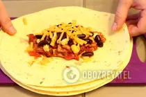 Буріто з квасолею - Крок 6 Буріто з квасолею - Крок 6