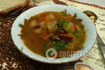 Розсольник з квасолею - Крок 7 Розсольник з квасолею - Крок 7