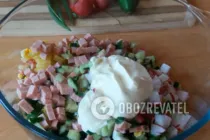 Окрошка на сыворотке - Шаг 5 Окрошка на сыворотке - Шаг 5