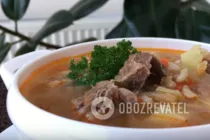 Рассольник с перловкой - Шаг 8 Рассольник с перловкой - Шаг 8