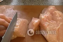 Отбивные из куриного филе - Шаг 1 Отбивные из куриного филе - Шаг 1