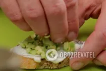 Брускетта с вялеными помидорами - Шаг 3 Брускетта с вялеными помидорами - Шаг 3