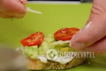 Брускетта с вялеными помидорами - Шаг 4 Брускетта с вялеными помидорами - Шаг 4