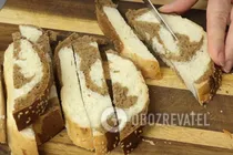 Гренки в духовке - Шаг 1 Гренки в духовке - Шаг 1