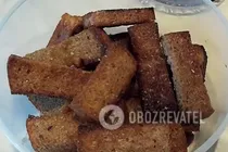 Гренки к пиву - Шаг 6 Гренки к пиву - Шаг 6