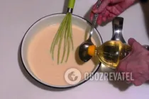 Заварные блины на кефире - Шаг 6 Заварные блины на кефире - Шаг 6