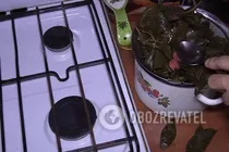Вишневий лікер із листям - Крок 3 Вишневий лікер із листям - Крок 3