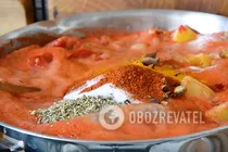Кетчуп із куркумою та мускатним горіхом - Крок 4 Кетчуп із куркумою та мускатним горіхом - Крок 4