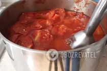 Кетчуп с яблоками и луком - Шаг 4 Кетчуп с яблоками и луком - Шаг 4