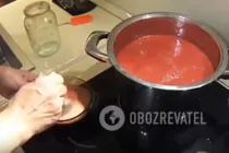 Кетчуп с острым перцем и мукой - Шаг 4 Кетчуп с острым перцем и мукой - Шаг 4