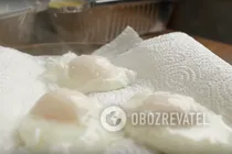 Сніданок з яєць, обсмажених у клярі - Крок 8 Сніданок з яєць, обсмажених у клярі - Крок 8