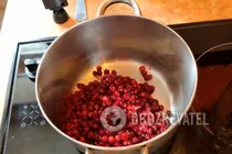 Брусничний кисіль - Крок 1 Брусничний кисіль - Крок 1
