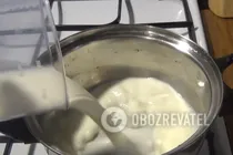 Молочний кисіль з какао - Крок 1 Молочний кисіль з какао - Крок 1