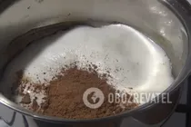 Молочний кисіль з какао - Крок 4 Молочний кисіль з какао - Крок 4