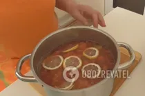 Вишневий кисіль із ревенем - Крок 7 Вишневий кисіль із ревенем - Крок 7