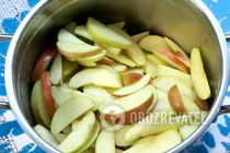 Яблучний кисіль із корицею - Крок 1 Яблучний кисіль із корицею - Крок 1
