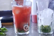 Арбузный мохито с ромом - Шаг 6 Арбузный мохито с ромом - Шаг 6