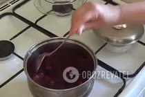 Вишневий кисіль із крохмалем - Крок 6 Вишневий кисіль із крохмалем - Крок 6