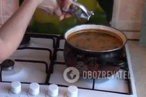 Розсольник з перловкою без м'яса - Крок 7 Розсольник з перловкою без м'яса - Крок 7