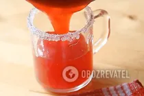 Прозрачный кисель из клюквы - Шаг 8 Прозрачный кисель из клюквы - Шаг 8