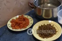 Компот із родзинками й курагою - Крок 1 Компот із родзинками й курагою - Крок 1