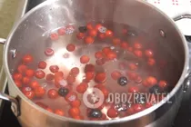 Компот із замороженої вишні - Крок 3 Компот із замороженої вишні - Крок 3