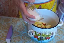 Компот зі свіжих яблук - Крок 2 Компот зі свіжих яблук - Крок 2