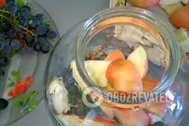 Компот з винограду та яблук - Крок 3 Компот з винограду та яблук - Крок 3