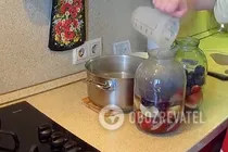 Сливово-яблочный компот - Шаг 3 Сливово-яблочный компот - Шаг 3