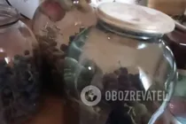 Компот из синего винограда - Шаг 6 Компот из синего винограда - Шаг 6