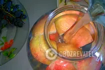 Компот з винограду та яблук - Крок 5 Компот з винограду та яблук - Крок 5