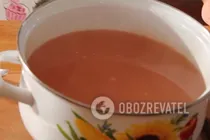Компот из ревеня с мятой - Шаг 5 Компот из ревеня с мятой - Шаг 5