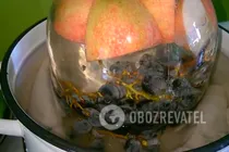 Компот з винограду та яблук - Крок 6 Компот з винограду та яблук - Крок 6