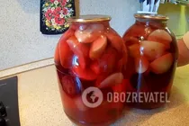 Сливово-яблочный компот - Шаг 8 Сливово-яблочный компот - Шаг 8