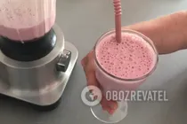 Молочний коктейль з перетертою малиною - Крок 9 Молочний коктейль з перетертою малиною - Крок 9
