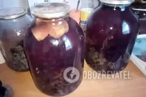Компот из синего винограда - Шаг 10 Компот из синего винограда - Шаг 10