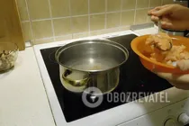 Місо-суп із червоною рибою - Крок 2 Місо-суп із червоною рибою - Крок 2
