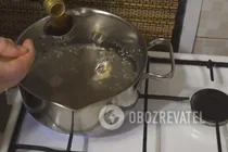 Мисо суп с грибами и рыбным соусом - Шаг 2 Мисо суп с грибами и рыбным соусом - Шаг 2