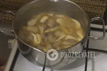 Мисо суп с грибами и рыбным соусом - Шаг 4 Мисо суп с грибами и рыбным соусом - Шаг 4
