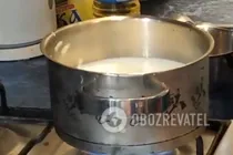 Молочний суп "Затируха" - Крок 2 Молочний суп "Затируха" - Крок 2