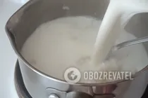 Молочный суп с рисом и маслом - Шаг 6 Молочный суп с рисом и маслом - Шаг 6