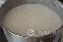 Молочный суп с рисом и маслом - Шаг 7 Молочный суп с рисом и маслом - Шаг 7