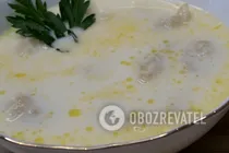 Молочный суп с клецками - Шаг 8 Молочный суп с клецками - Шаг 8