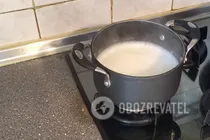 Молочный суп с морепродуктами - Шаг 2 Молочный суп с морепродуктами - Шаг 2