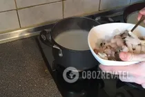 Молочный суп с морепродуктами - Шаг 7 Молочный суп с морепродуктами - Шаг 7