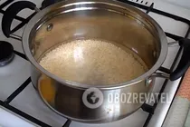 Молочний суп з рисом і цукром - Крок 1 Молочний суп з рисом і цукром - Крок 1